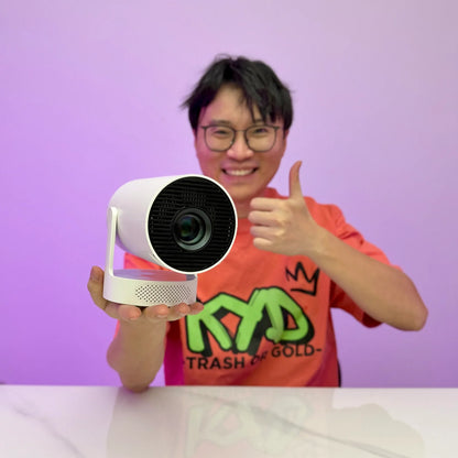 VistaCast Mini 210° Smart Projector with Extra Large-Screen Display