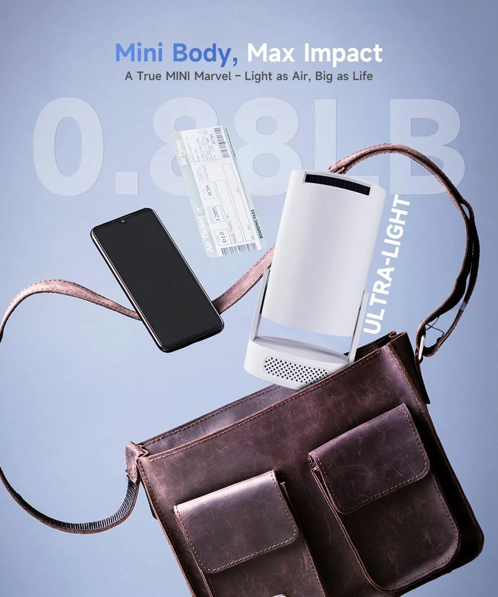 VistaCast Mini 210° Smart Projector with Extra Large-Screen Display